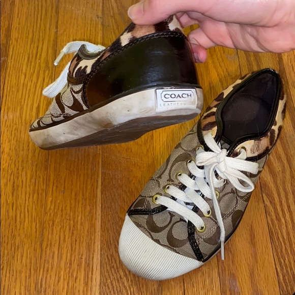 Coach cheetah print sneakers - Picture 4 of 4